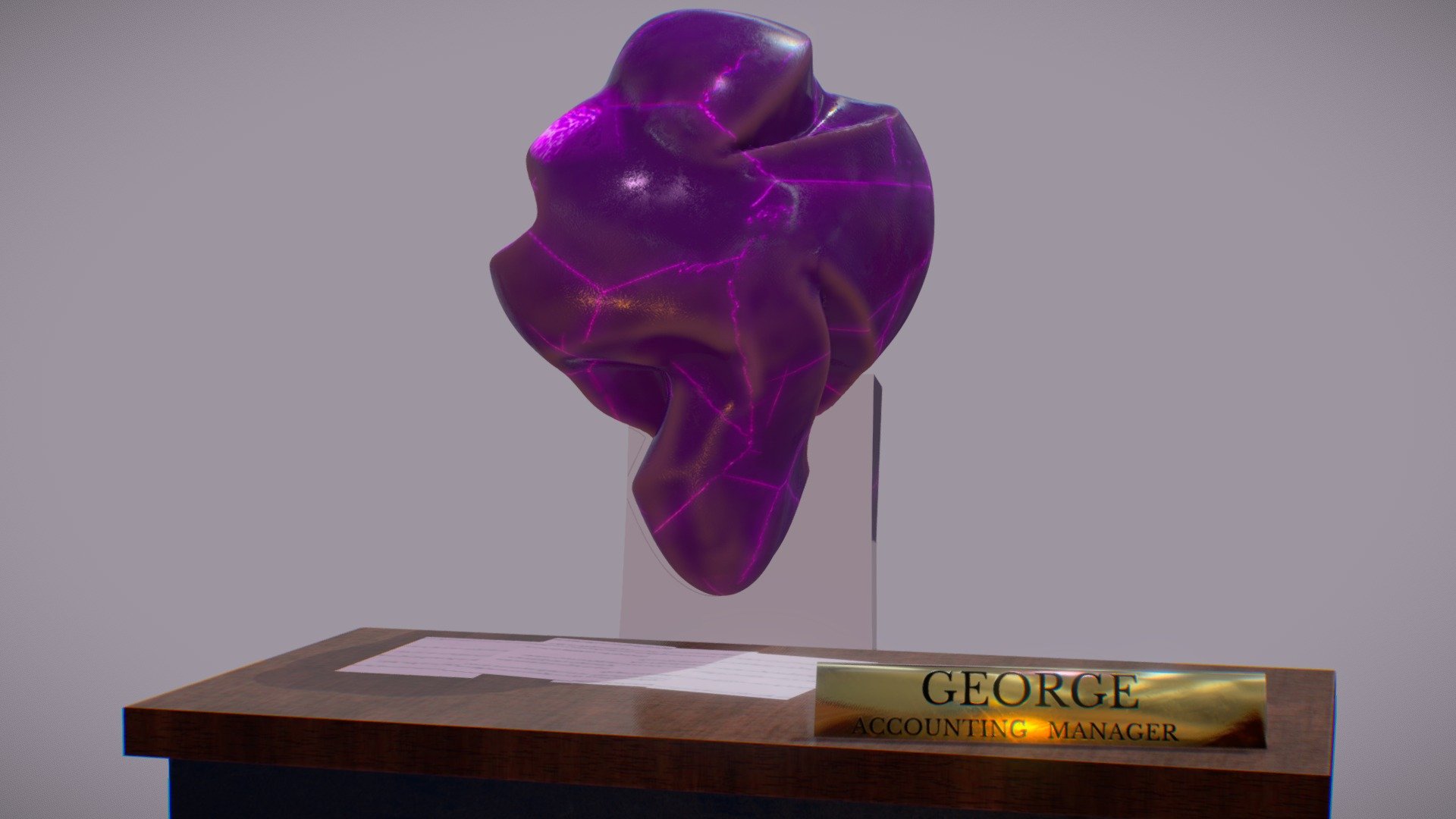 George from Accounting — Sketchfab embed 3D viewer