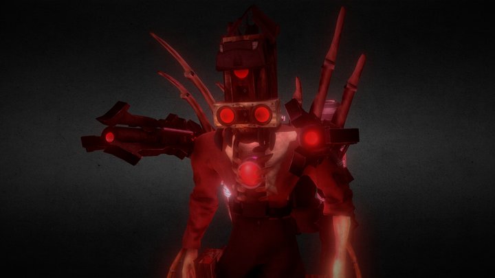 Zombie titan speakerman 2.0 (MonsterUp) – Free 3D Model STL