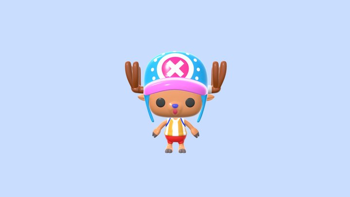 Chopper Funko Pop Style 3D Model