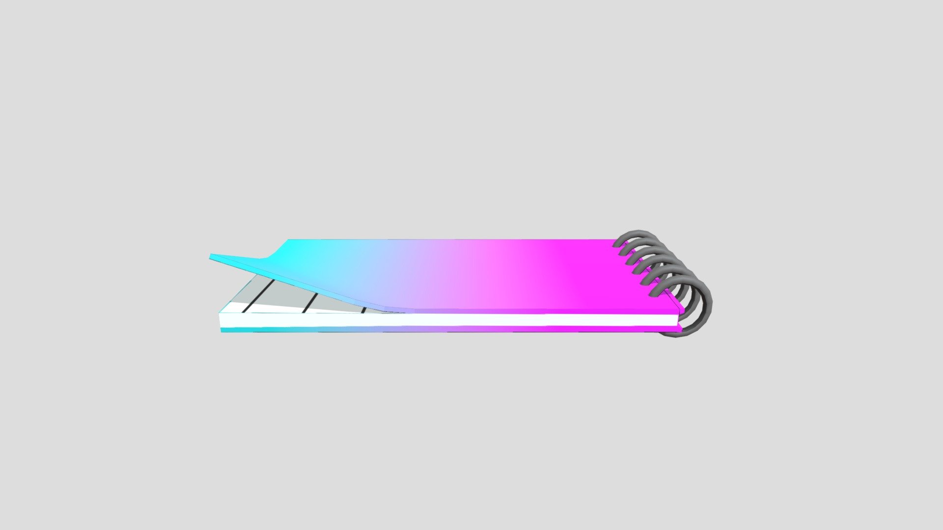 Notebook - 3D model by 0020016370 [71c401a] - Sketchfab