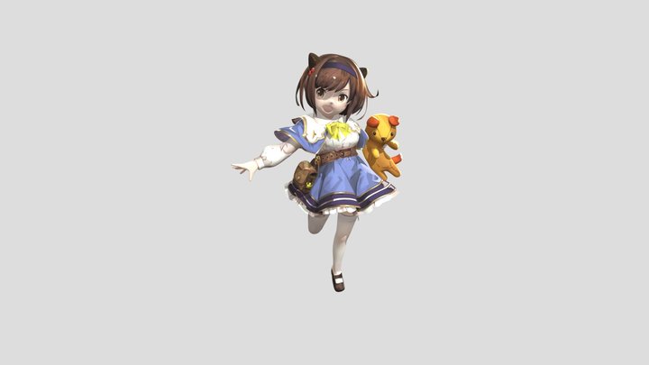 Yaia - Granblue Fantasy 3D Model