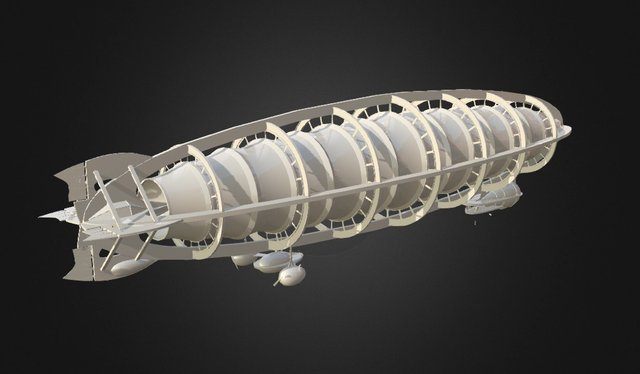 Zeppelin 3D Model