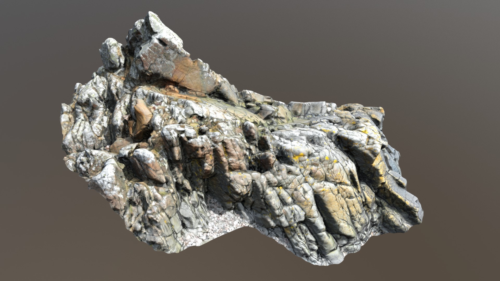 3D model Nature Rock Cliff O - This is a 3D model of the Nature Rock Cliff O. The 3D model is about a close-up of a rock.