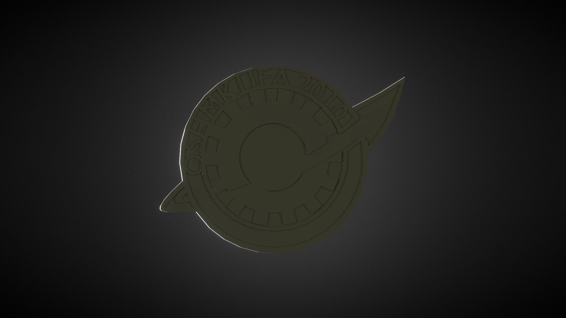 Steins gate Pin — Sketchfab embed 3D viewer