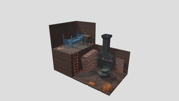 Witch's Home 3D Model