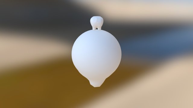 Pig on air balloon 3D Model