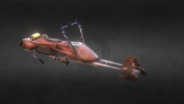 Star Wars Speeder 3D Model