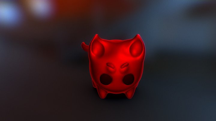 Tiny kitty cat 3D Model