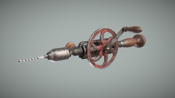 Millers Falls No. 980 Drill 3D Model