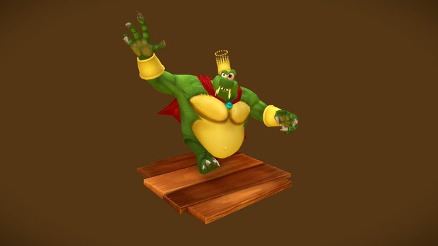 His majesty, King K. Rool. 3D Model