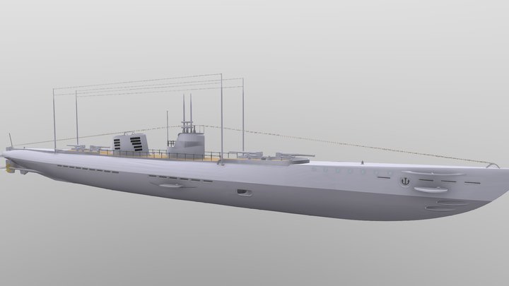 Project 50 U-boat 3D Model