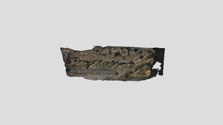 Turbidites Ainsa 3D Model