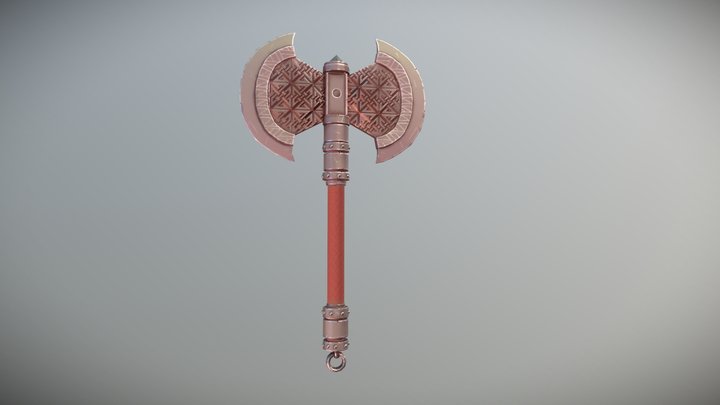 Stylized Axe 3D Model
