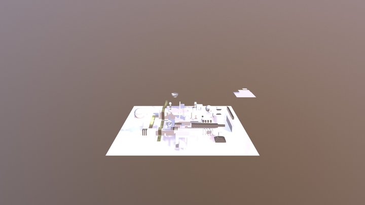 scene blender abstract 3D Model