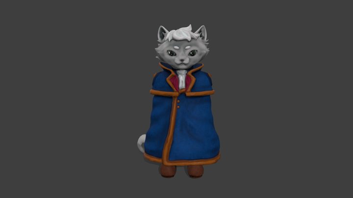Assignment 2: Cute Character - Purcival 3D Model