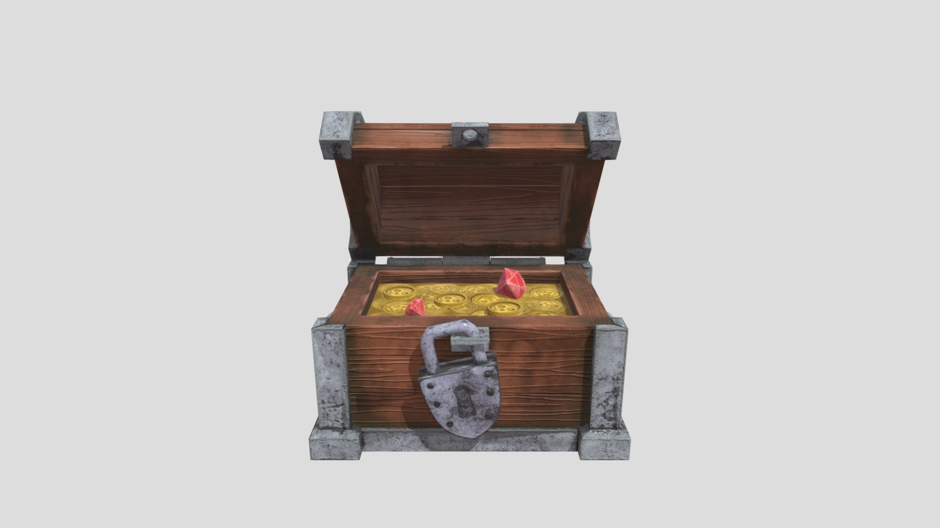 Treasure Chest - 3D model by Irimiri [71d302f] - Sketchfab