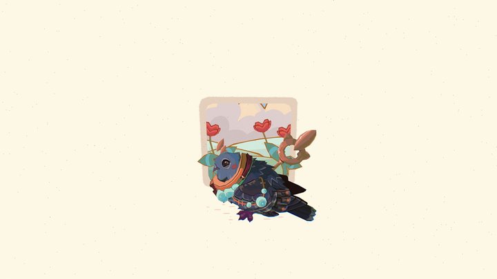 warrior pigeon 3D Model