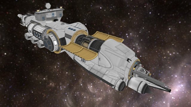 Czar Alexandra Starship 3D Model