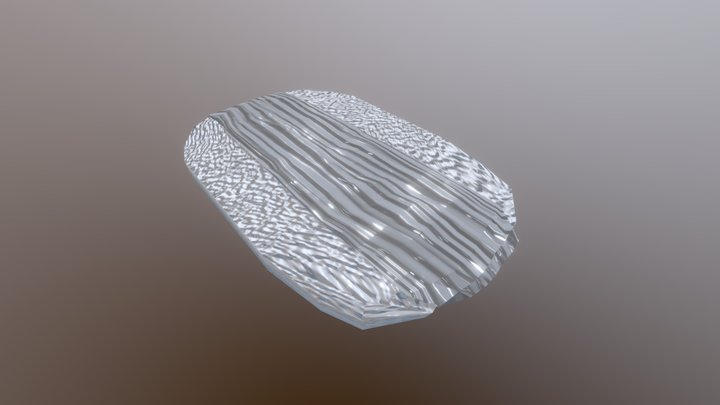 Silver Clay Pendant 3D Model