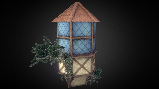 Medieval Window Cill 3D Model