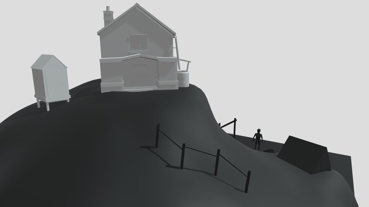 DAE Diorama - ECO HOUSE 3D Model