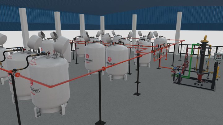Layout-16X450 3D Model