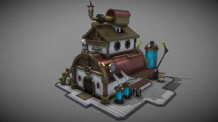 ROBOTIZED_SHOP 3D Model