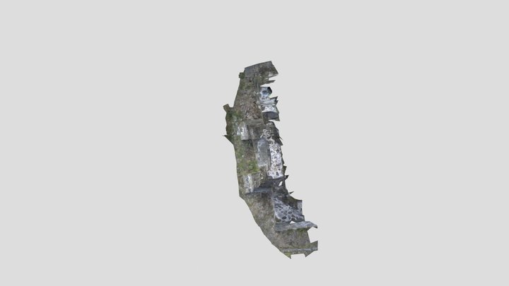 St. Finian's Medieval Church. 3D Model