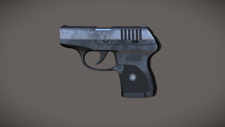 The Ruger LCP 3D Model