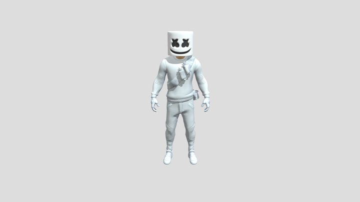 marshmallow 3d model by kangvfx 3D Model