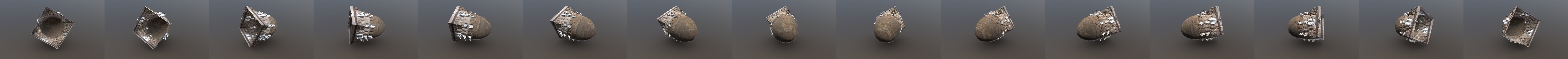 Dome from Ibn Tulun Mosque, Cairo 3D Model