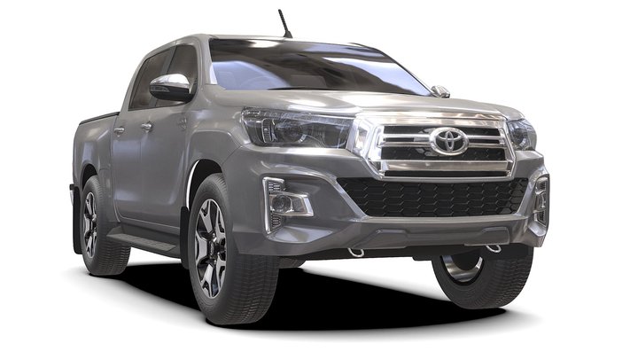 Toyota Hilux DoubleCab L-edition 2019 3D Model