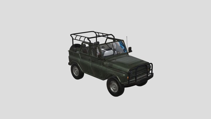 UAZ Open 3D Model