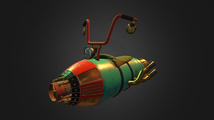 Jet Bike 3D Model