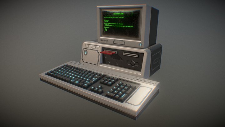 Sci-fi Computer 3D Model