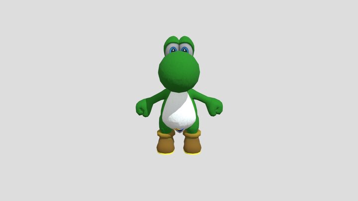Mighty Yoshi Odyssey (Unused Model) (unfinished) 3D Model