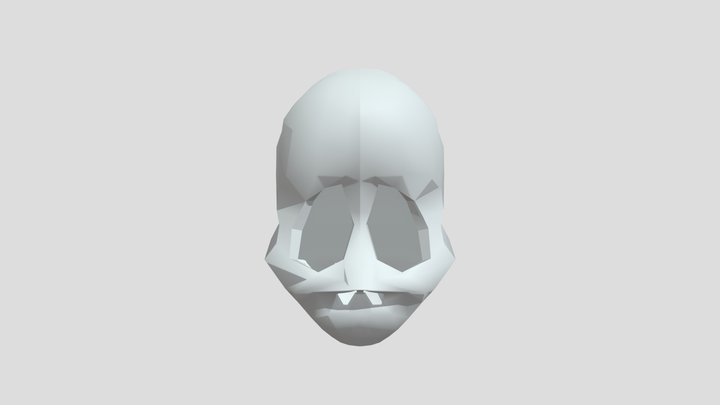 Maya Skull 3D Model