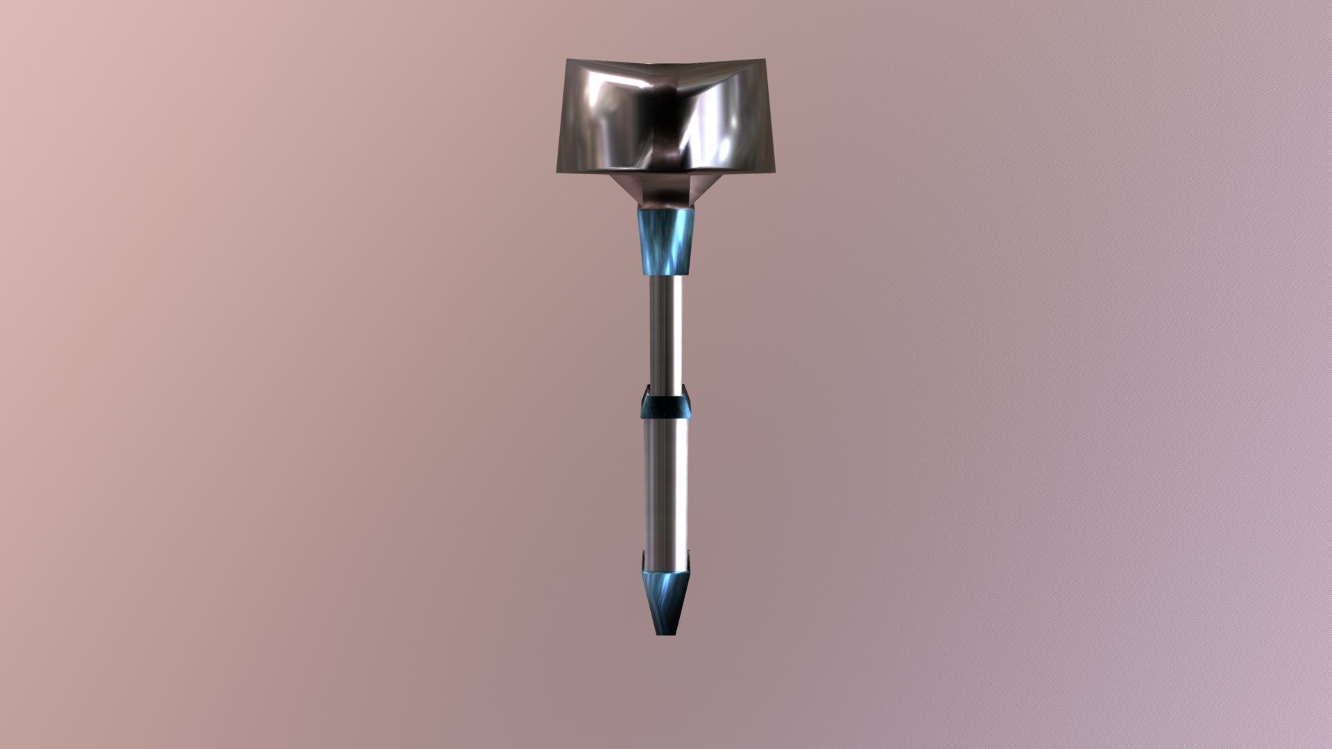 Sci fi hammer (low poly)