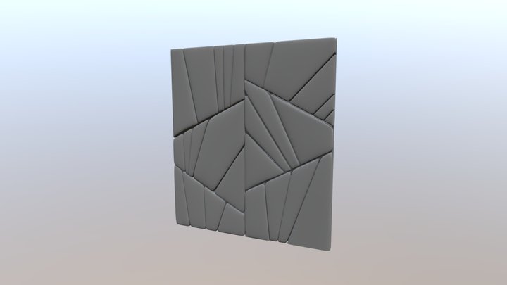 Acoustic Wall Board 3D Model