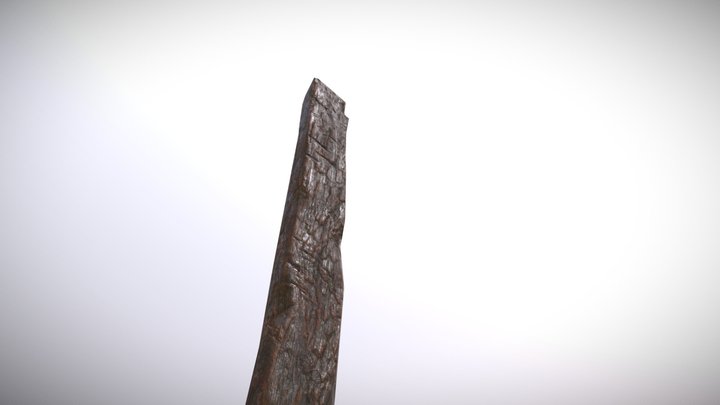Just a simple wood plank 3D Model