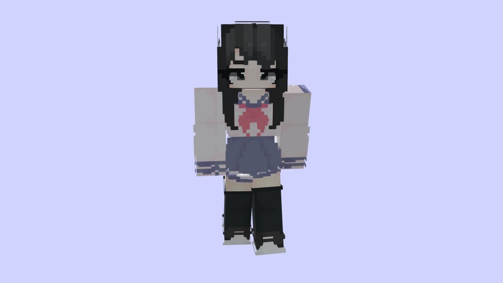 Cute Minecraft girl 8