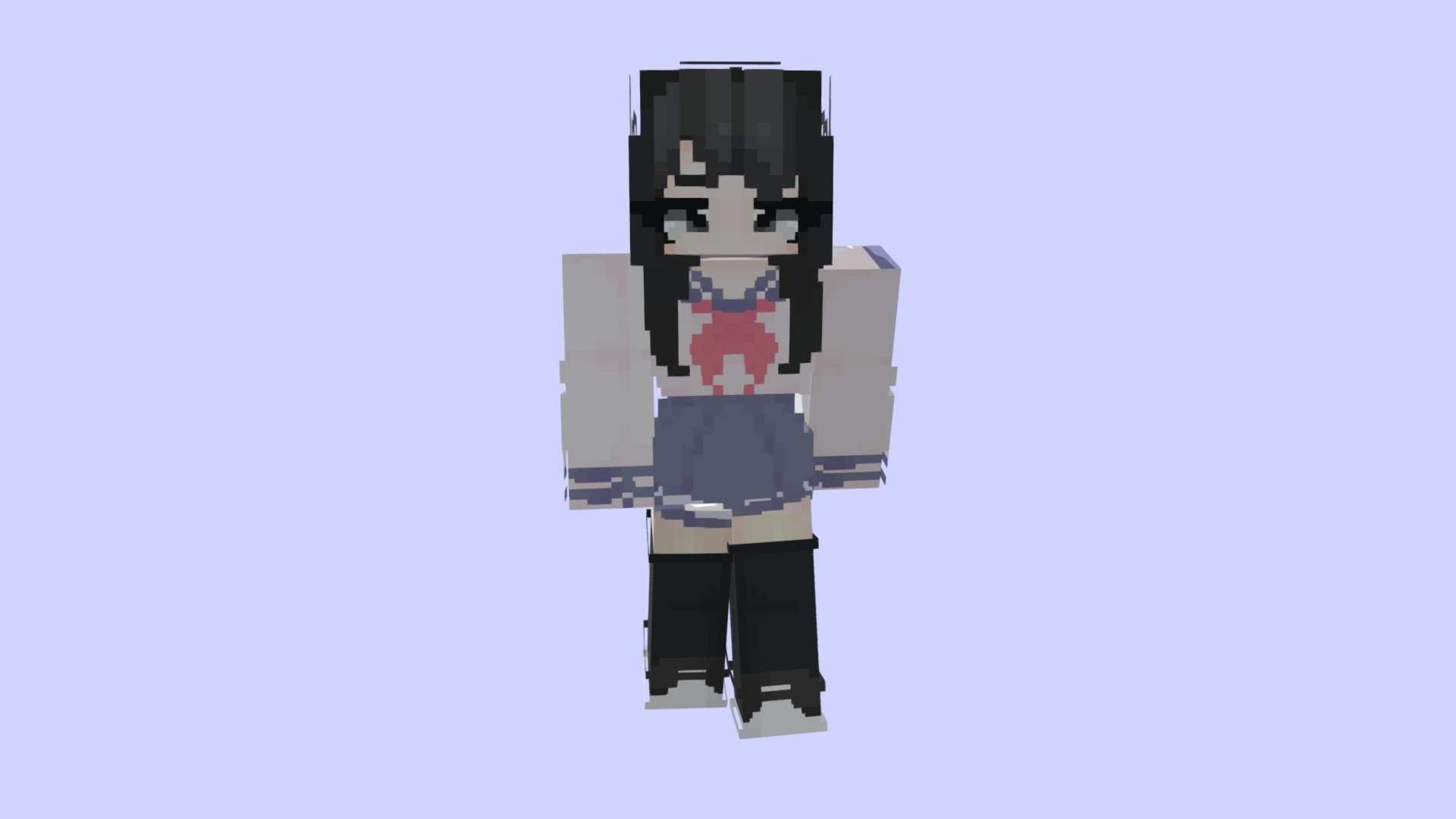 Cute Minecraft girl 8 - Download Free 3D model by ₊˚⊹♡ 𝕡𝕚𝕟𝕜𝕙𝕖𝕒𝕣𝕥ℕ𝕖𝕜𝕠 ♡⊹ ...