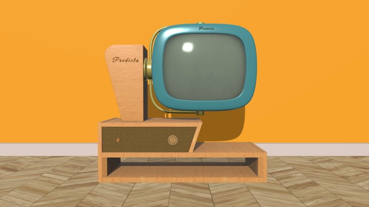 Retro TV 3D Model