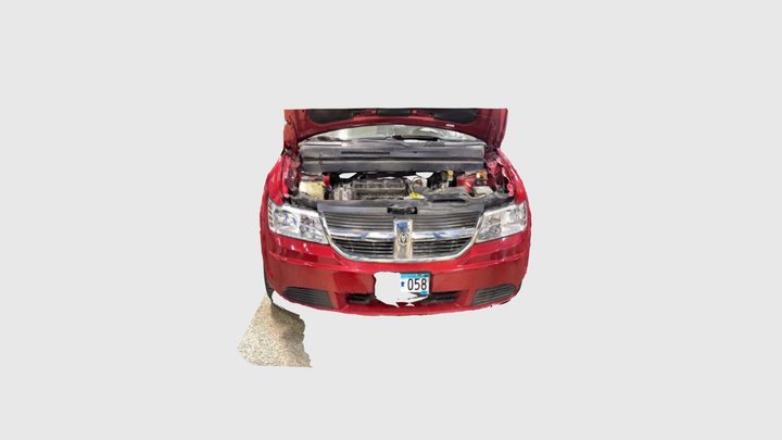 Dodge Journey Engine Compartment 3D Model