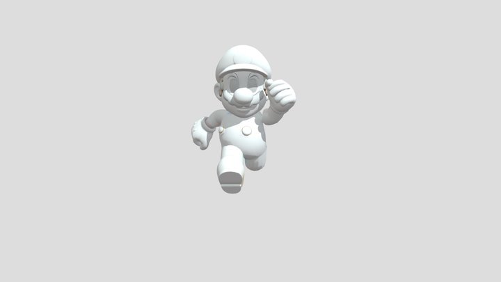 Mario Run 3D Model