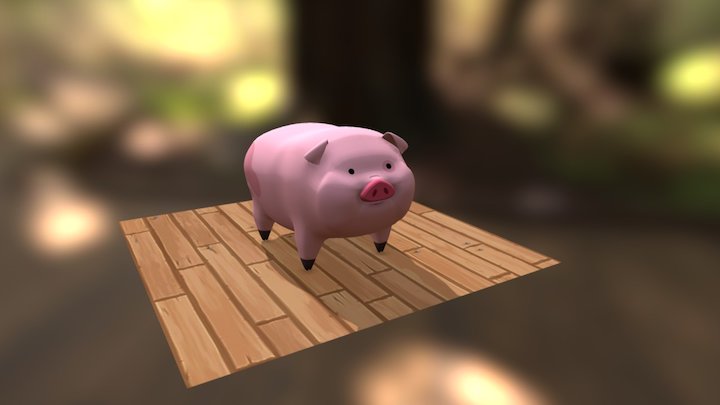 Waddles - Gravity Falls 3D Model