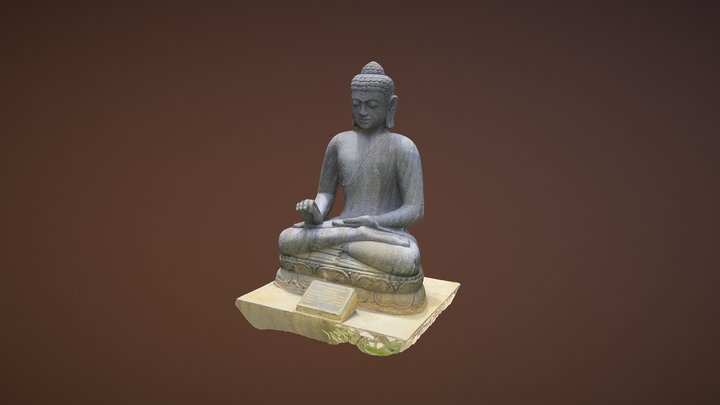PATUNG BUDHA WAIROCANA 3D Model