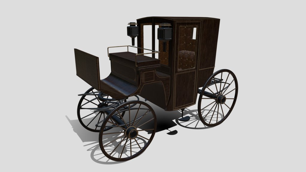 Free model of the month - Horse Carriage