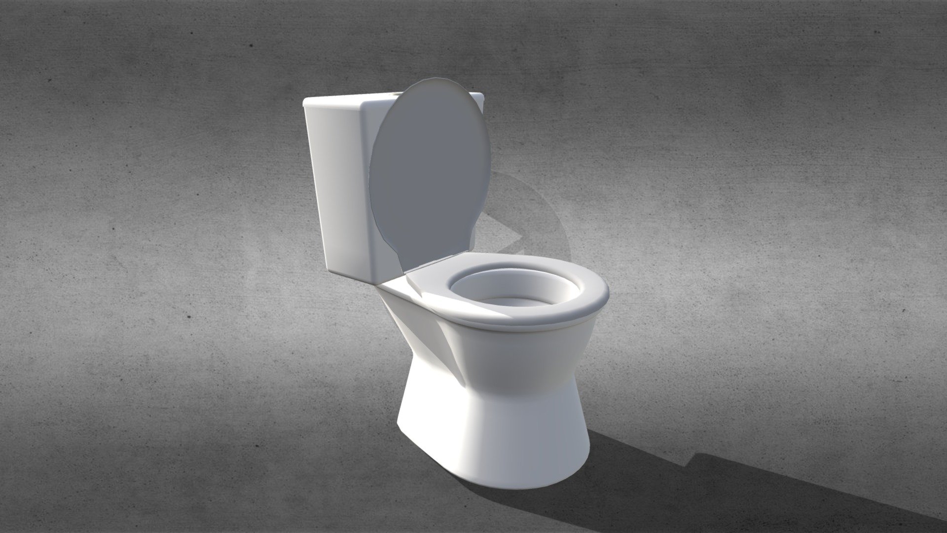 Simple Toilet Inodoro Download Free 3D model by Josean_3dev