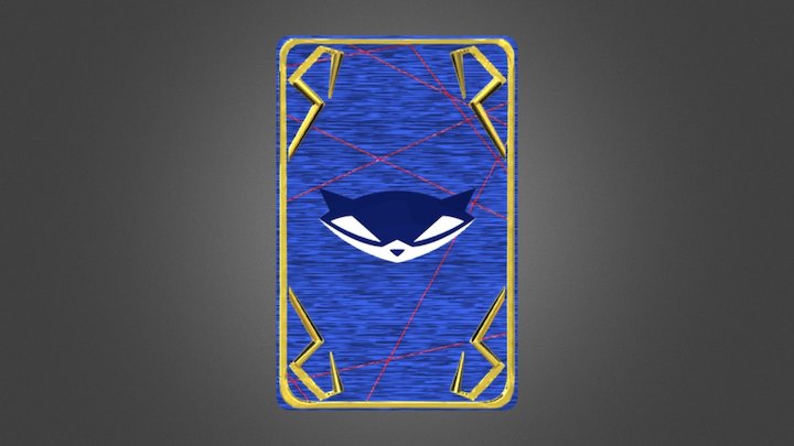 Sly Cooper Card Final 3D Model